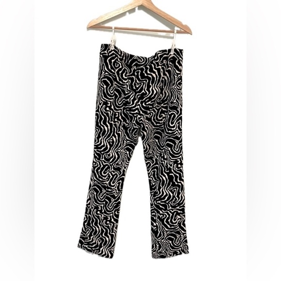 ZARA Straight Leg Jacquard Pants - Picture 12 of 13